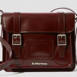 Dr. Martens Burgundy Messenger Bag